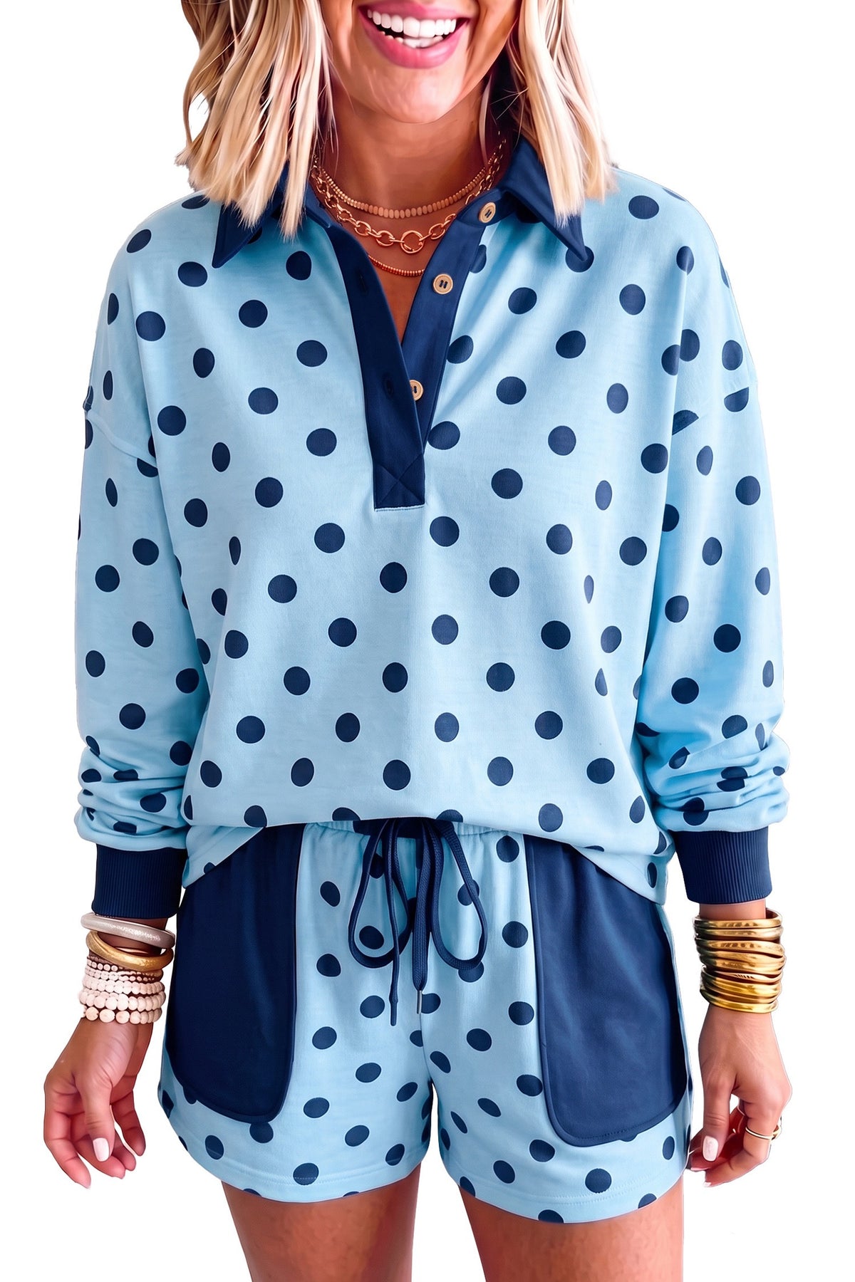 The Sideline Dot Short Set