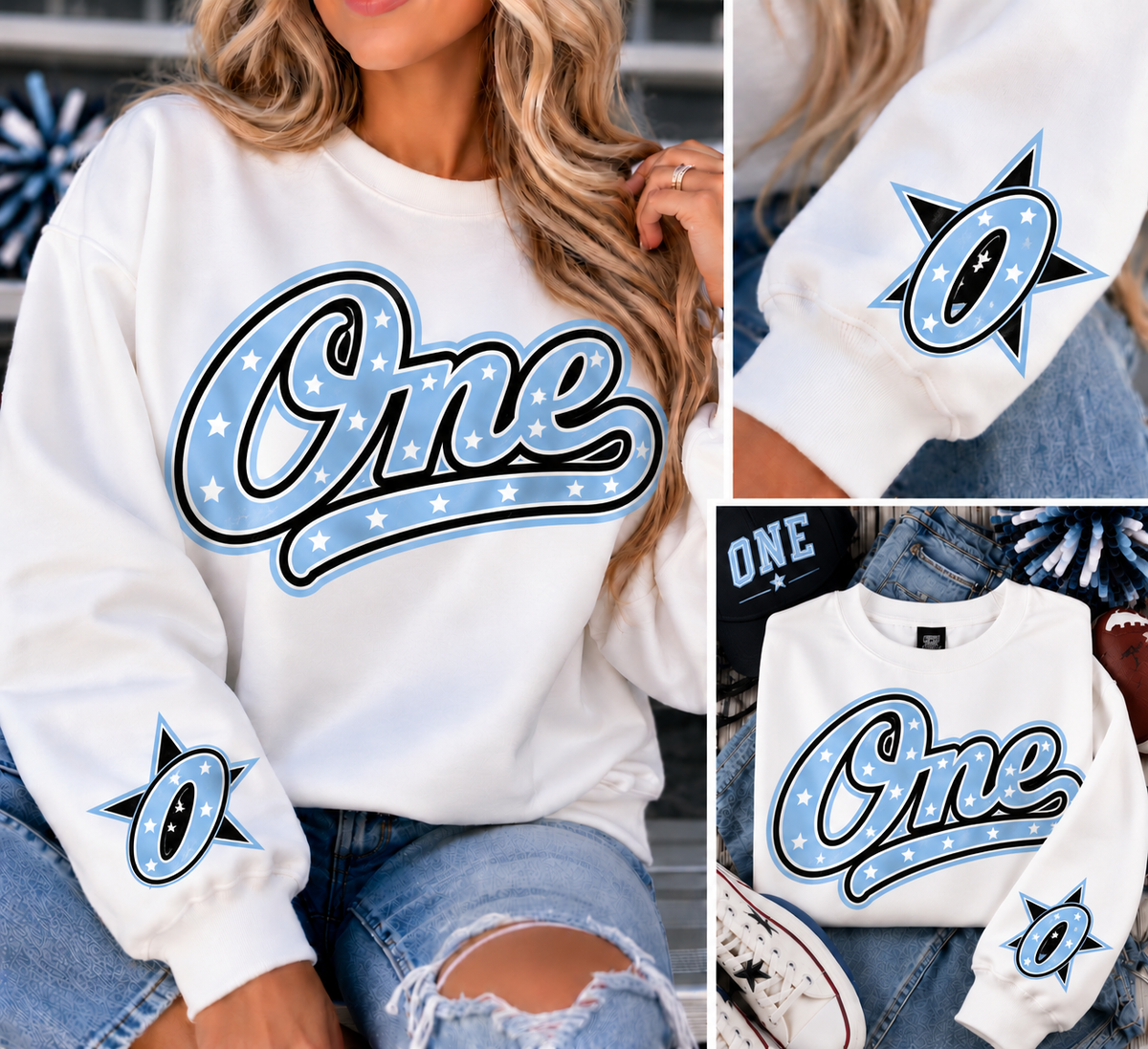 One Varsity Star Crew Neck