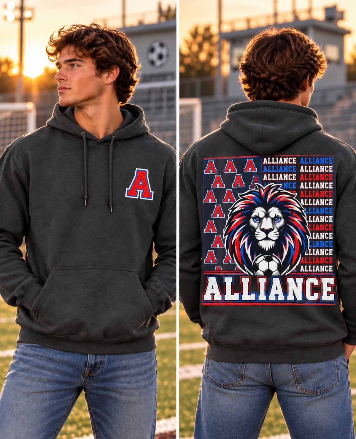 Alliance Varsity Spirit Flag Hoodie