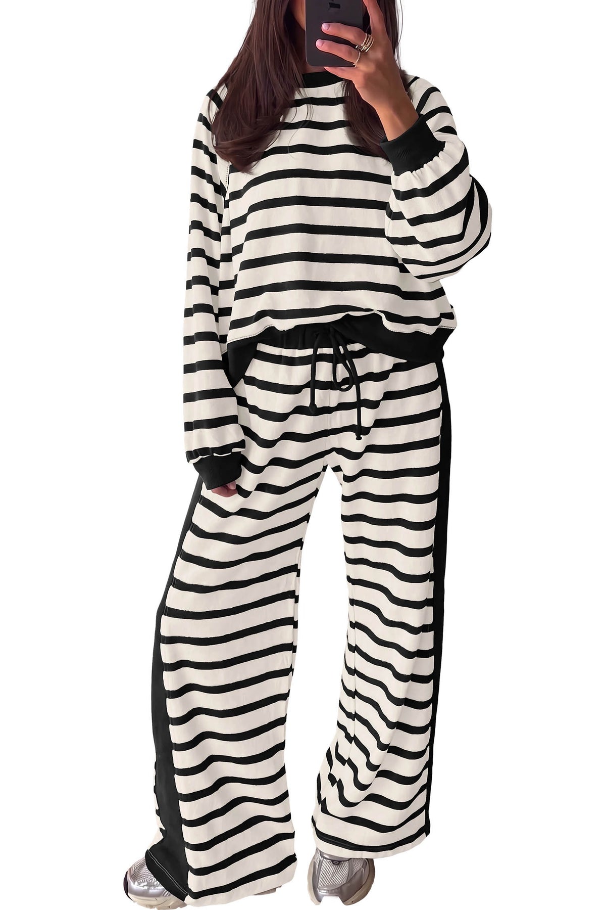 The Sideline Stripe Pant Set