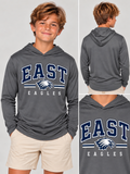 East Eagles Boys UV Performance Hoodie (Dark Grey)