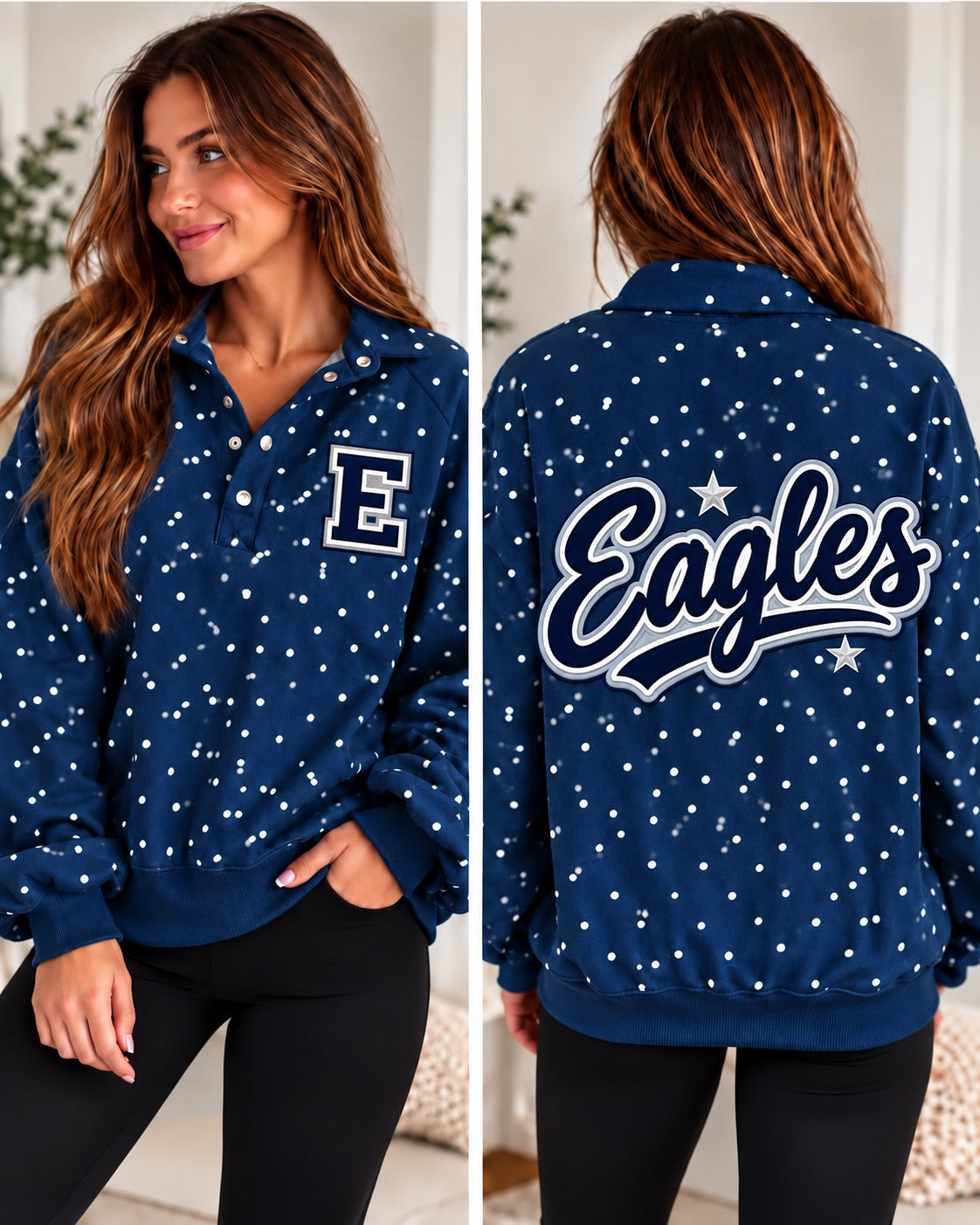 East Polka Dot Pullover