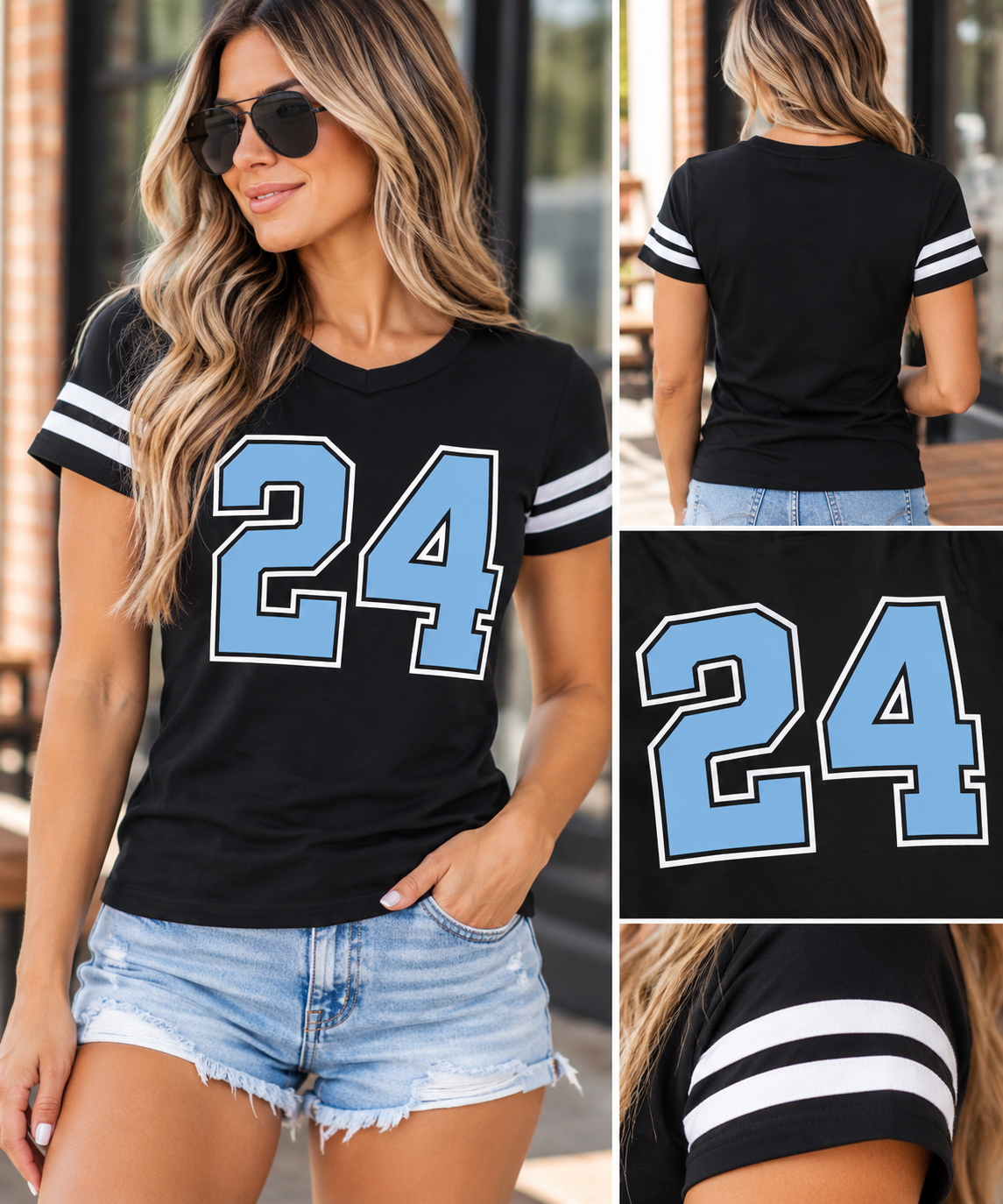 🏐 ONE Custom Varsity Number Tee