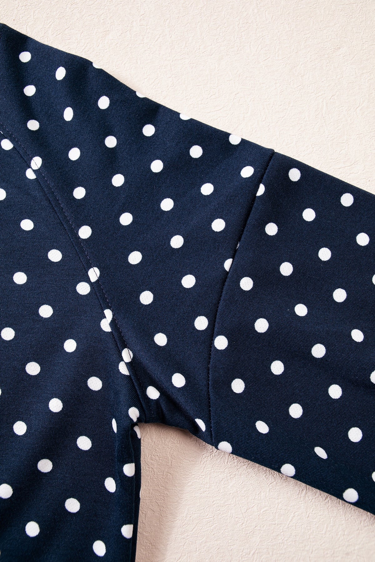 Blue Sideline Polka Dot Pant Set