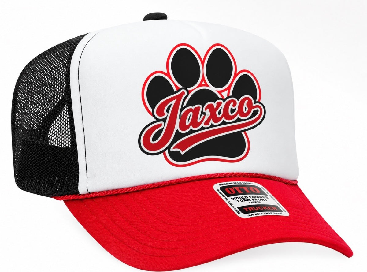 Jaxco Paw Print Trucker Hat
