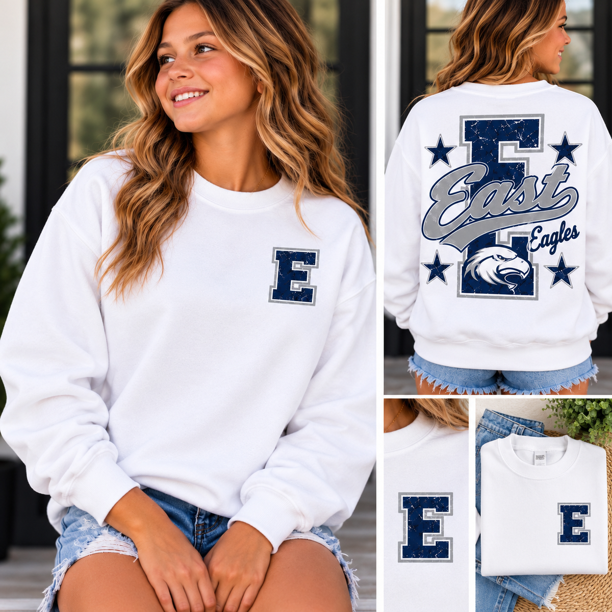 Youth EAST Varsity Crew Neck