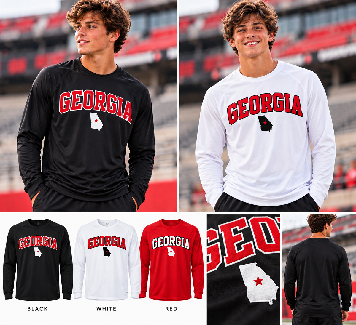 Men's Georgia Performance Long sleeve