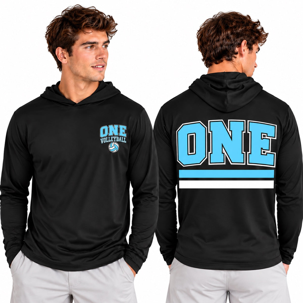 🏐 ONE Men's Courtside Performance Hoodie