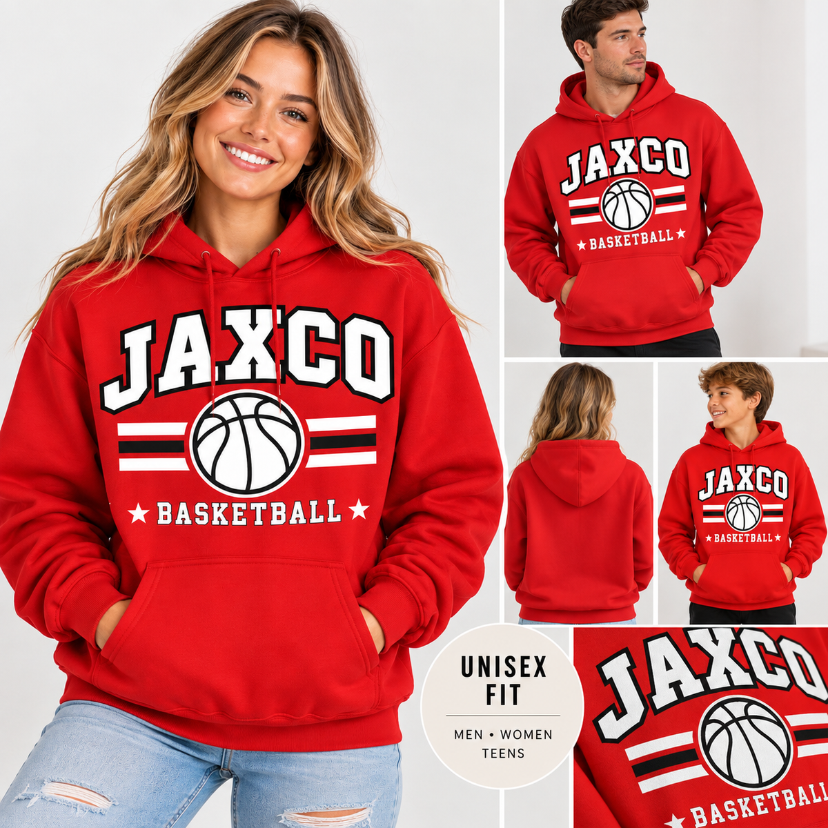 JAXCO Basketball Varsity Hoodie — Unisex