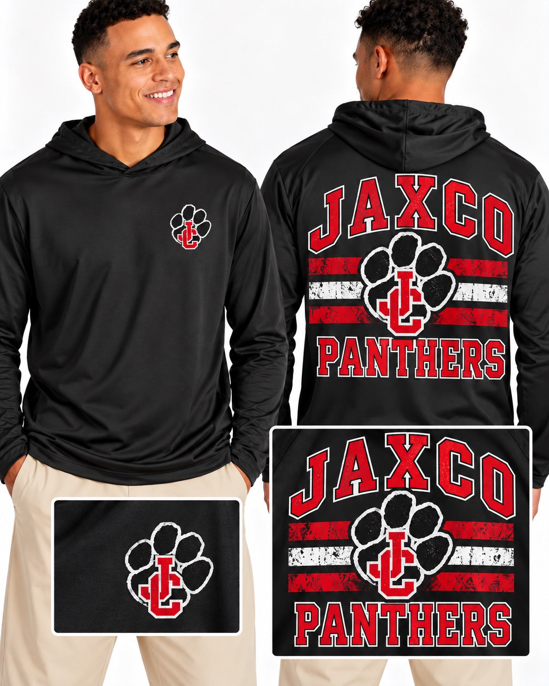Men's Jaxco Panthers UV Performance Hoodie