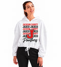 Jaxco Varsity Repeat Drawstring Hoodie