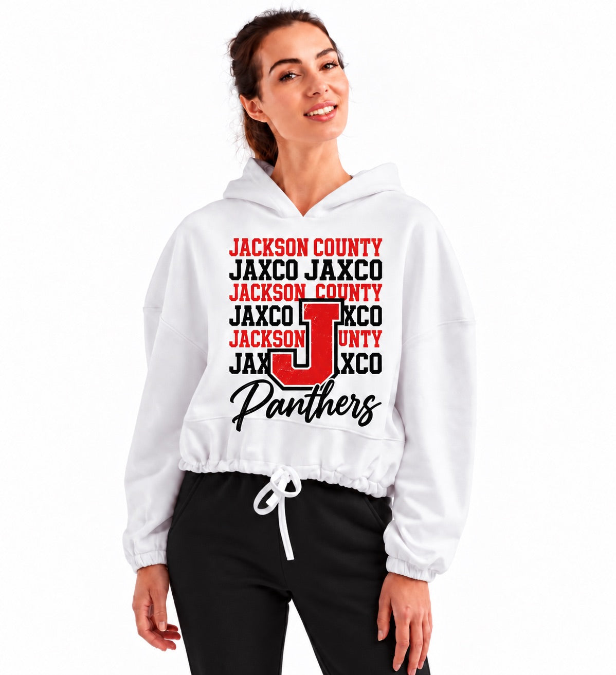 Jaxco Varsity Repeat Drawstring Hoodie