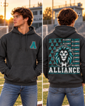 Alliance Teal Varsity Spirit Flag Hoodie