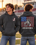 Jefferson Varsity Spirit Flag Hoodie