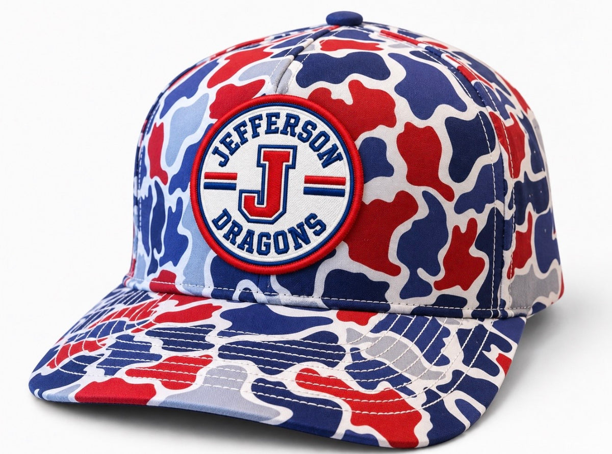 Jefferson Camo Patch Hat