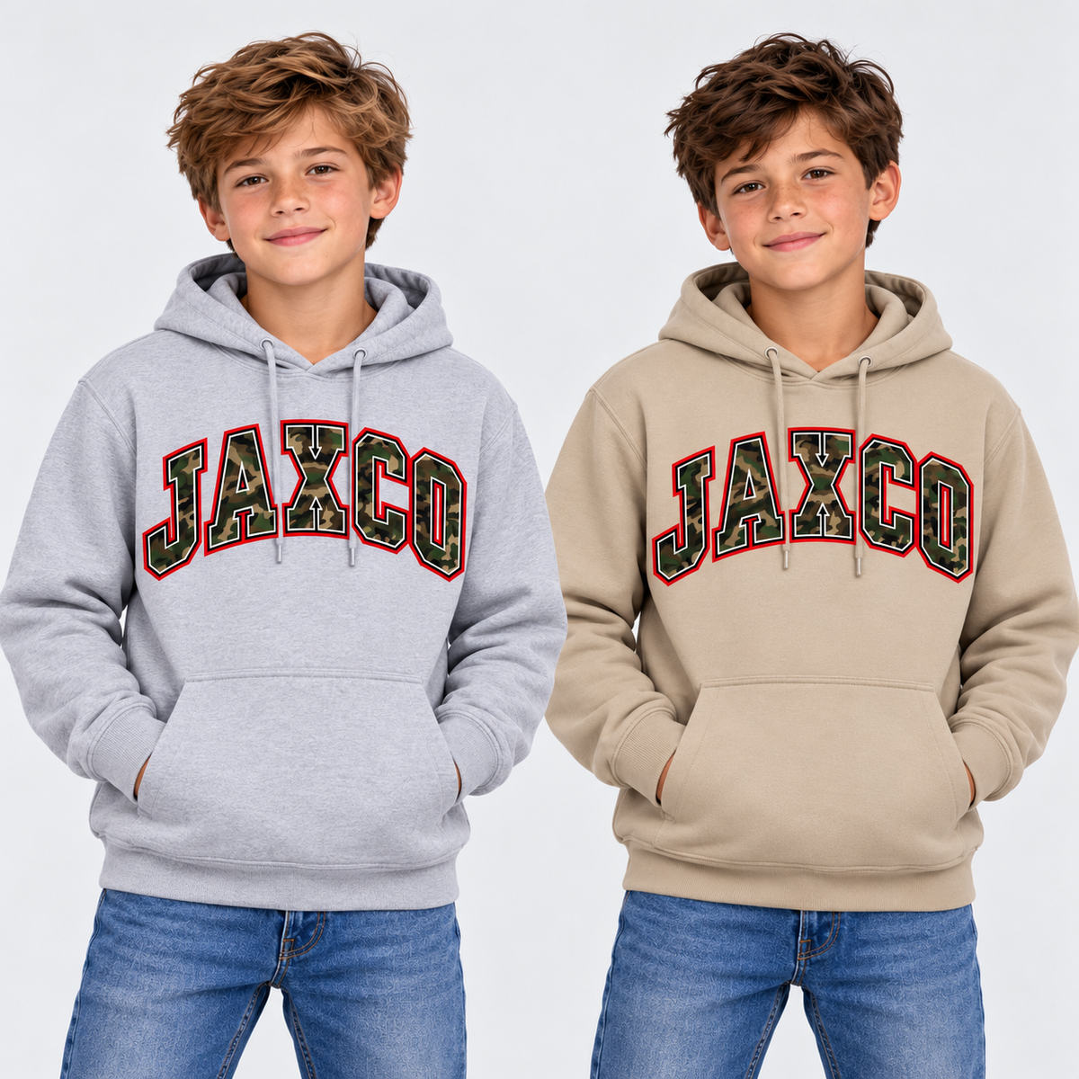Youth Jaxco Varsity Camo Hoodie