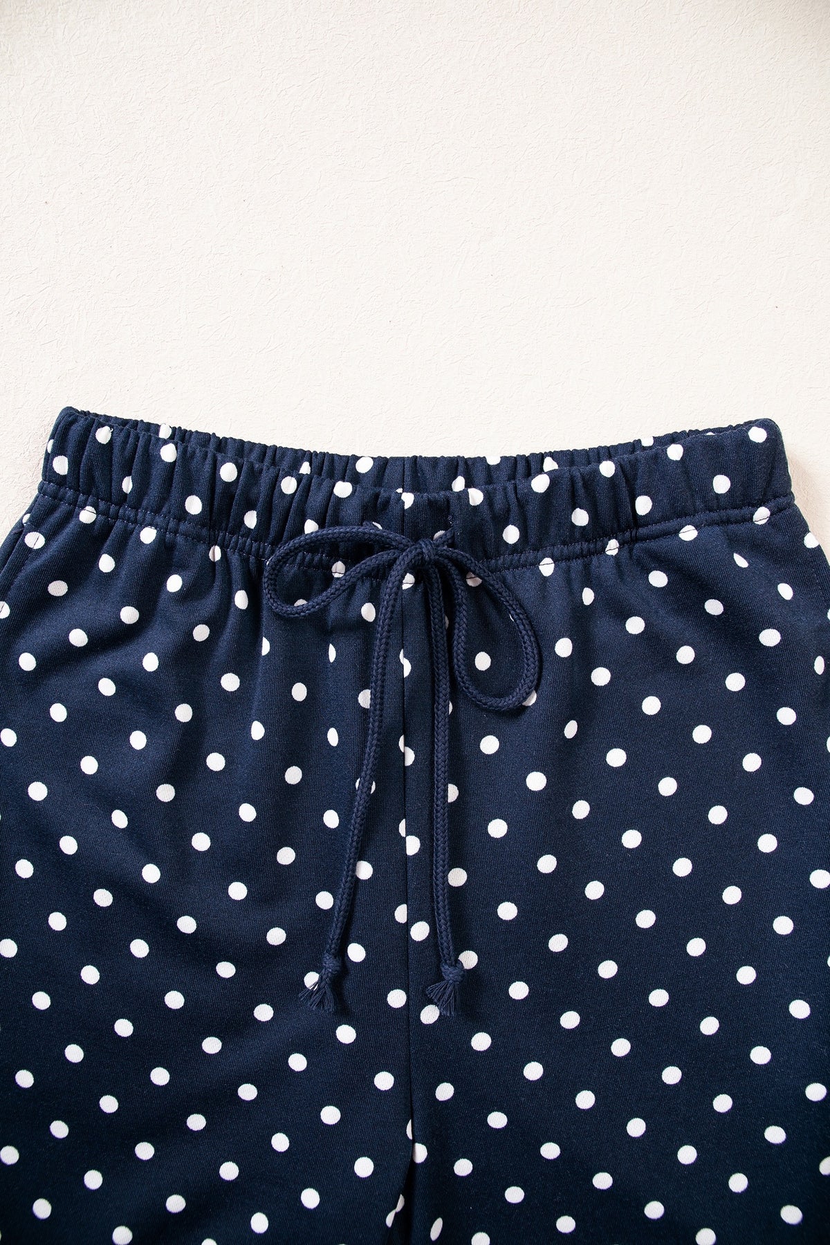 Blue Sideline Polka Dot Pant Set