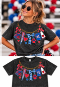 Youth Jefferson Game Day Charm Tee ❤️💙