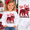 Little Georgia Sic 'Em Bulldogs Crewneck - Toddler