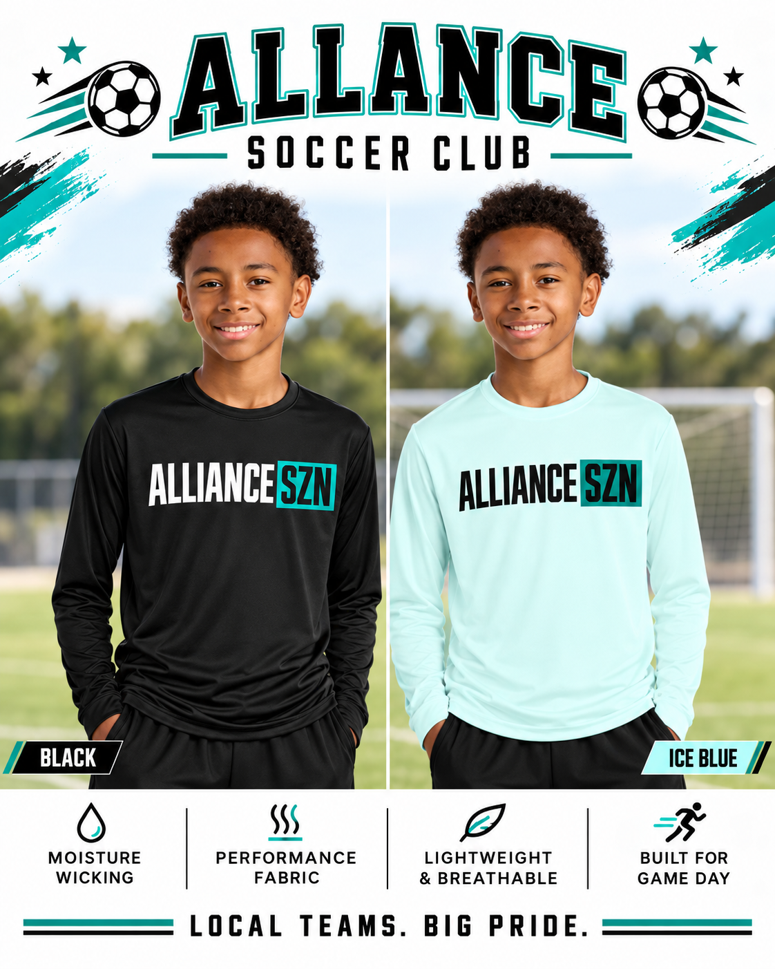 Boys Alliance SZN Spirit Performance Long sleeve