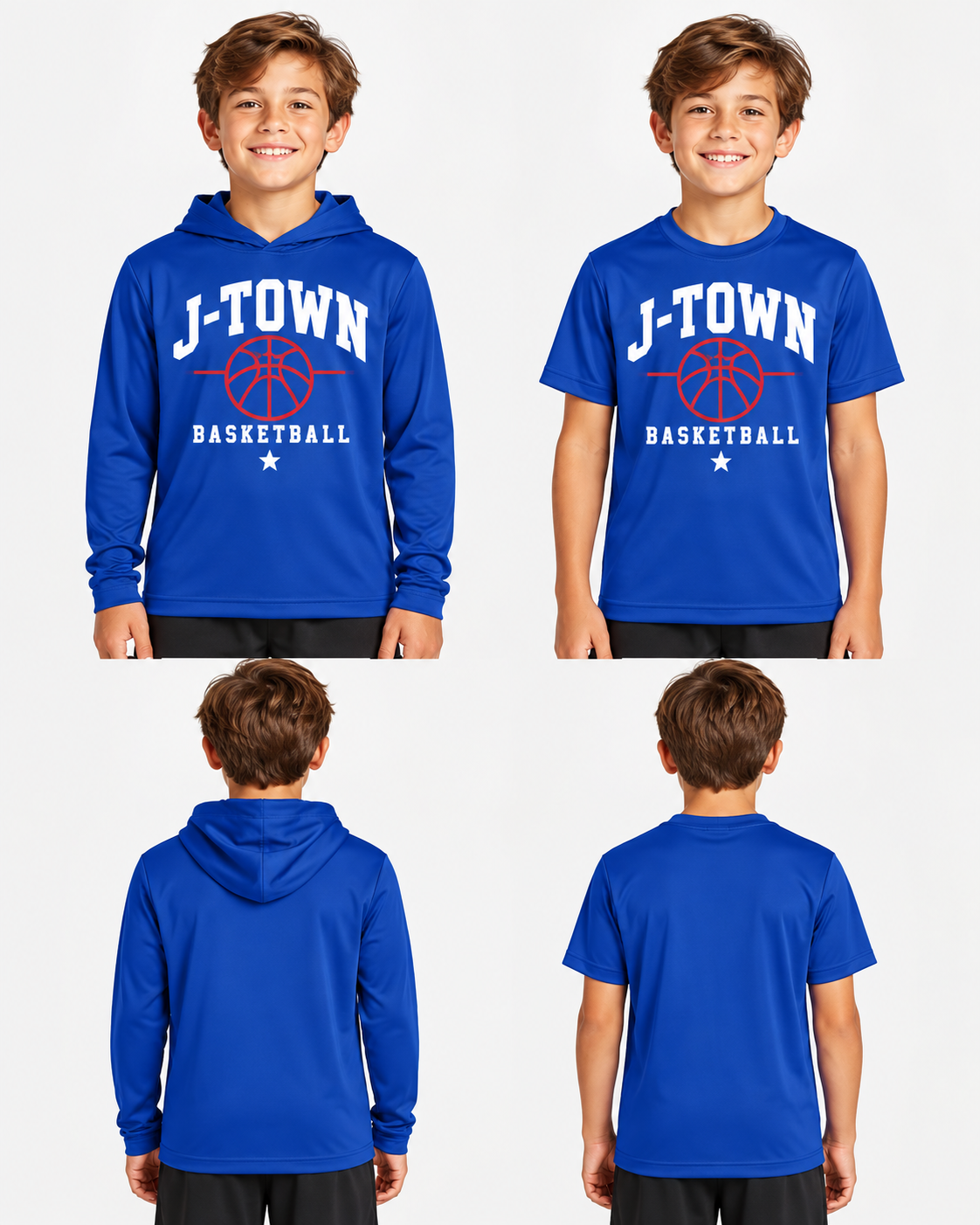 Boys JTown Basketball Tee/Hoodie