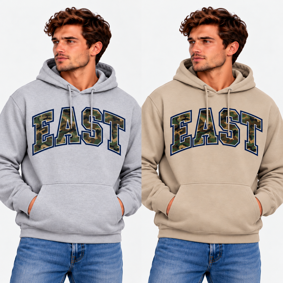 East Varsity Camo Hoodie