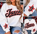 Jaxco Varsity Star Crew Neck