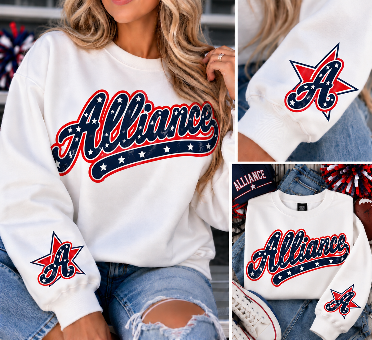 Alliance Varsity Star Crew Neck