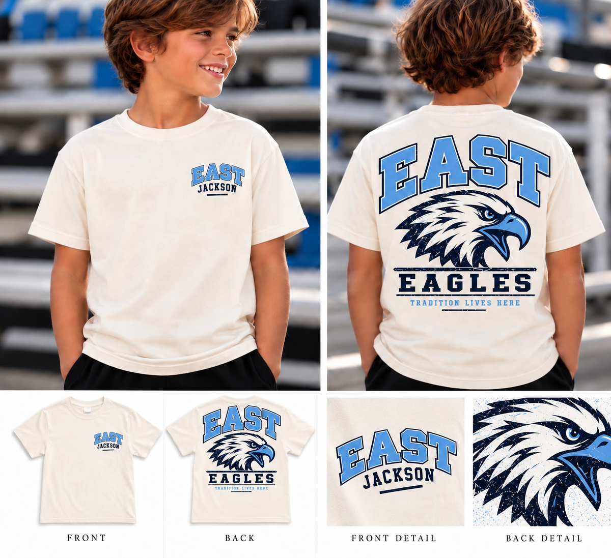 EAST Tradition Youth Tee 🩵