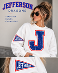 The Jefferson Varsity Pennant Sweatshirt