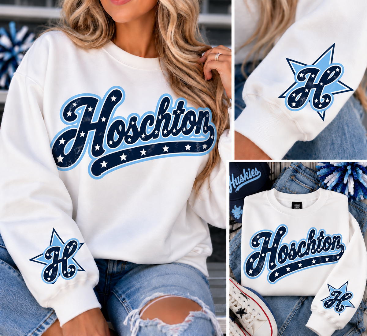 Hoschton Varsity Star Crew Neck