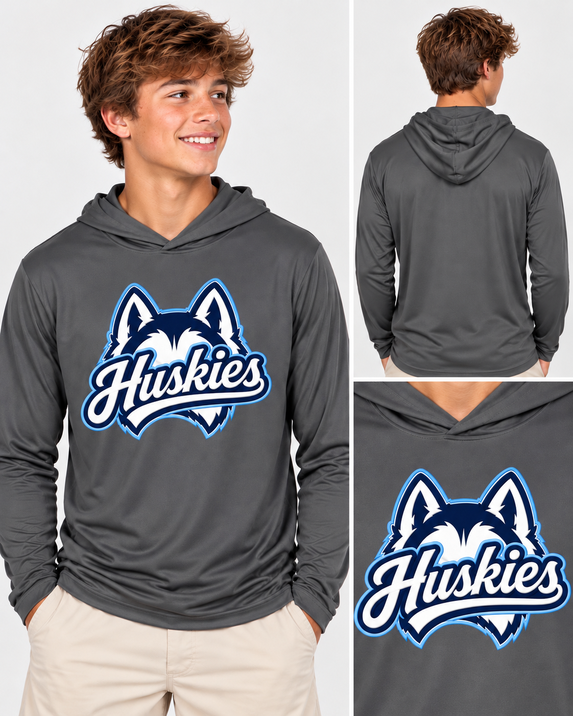 Boys Husky Performance Hoodie