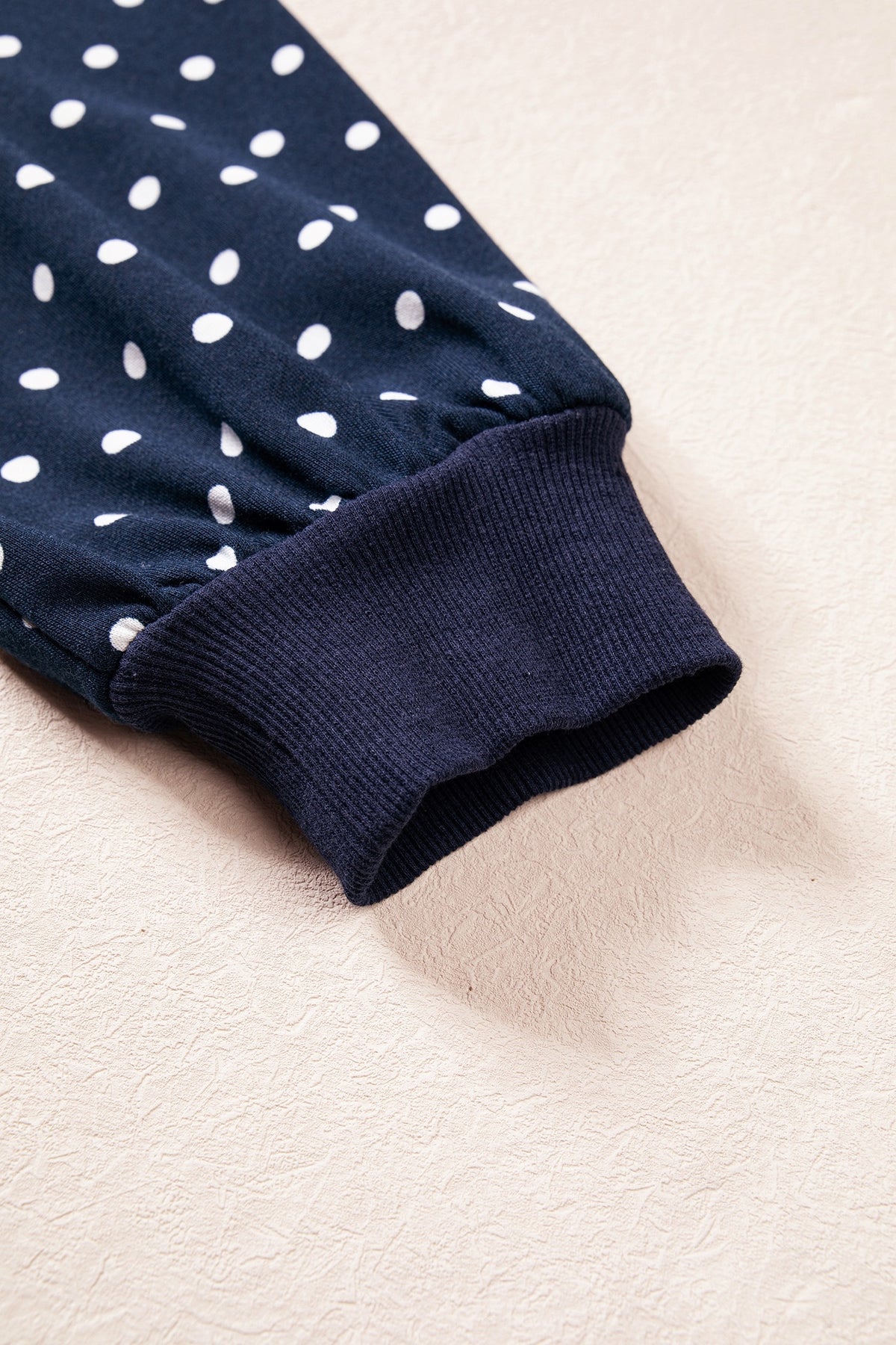 Blue Sideline Polka Dot Pant Set