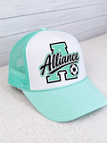Teal Alliance Varsity Script Performance Hat
