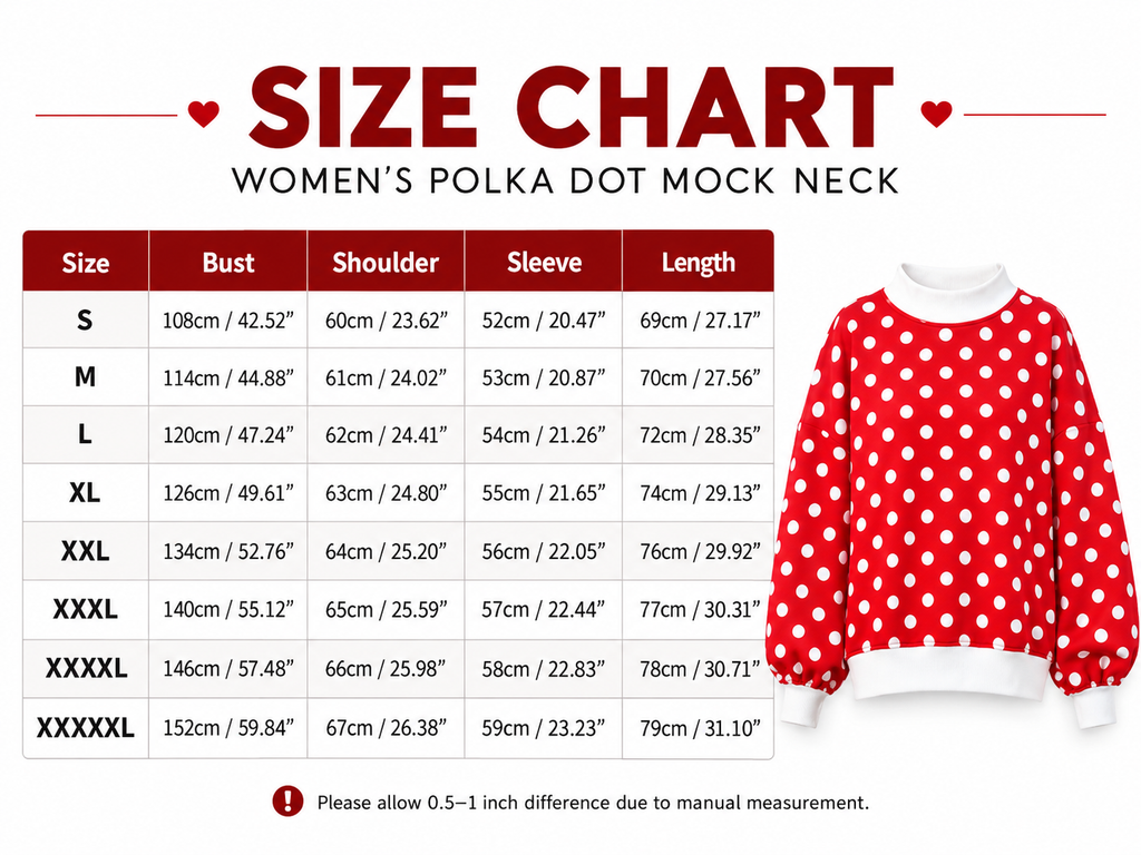 Jaxco Polka Dot Crewneck Sweatshirt